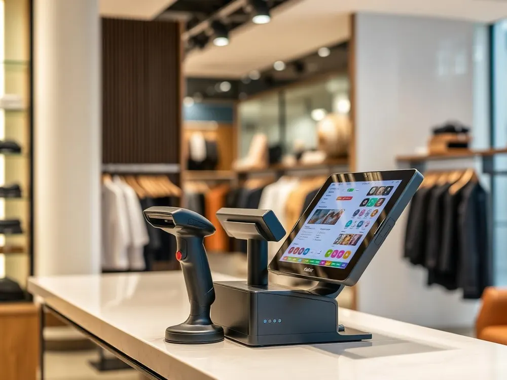 Shop automation dashboard in use